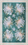 Rifle Paper Co. x Loloi Jardin Rug, 1'6" length x 1'6" width thumbnail 1