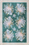 Rifle Paper Co. x Loloi Jardin Rug, 1'6" length x 1'6" width thumbnail 1
