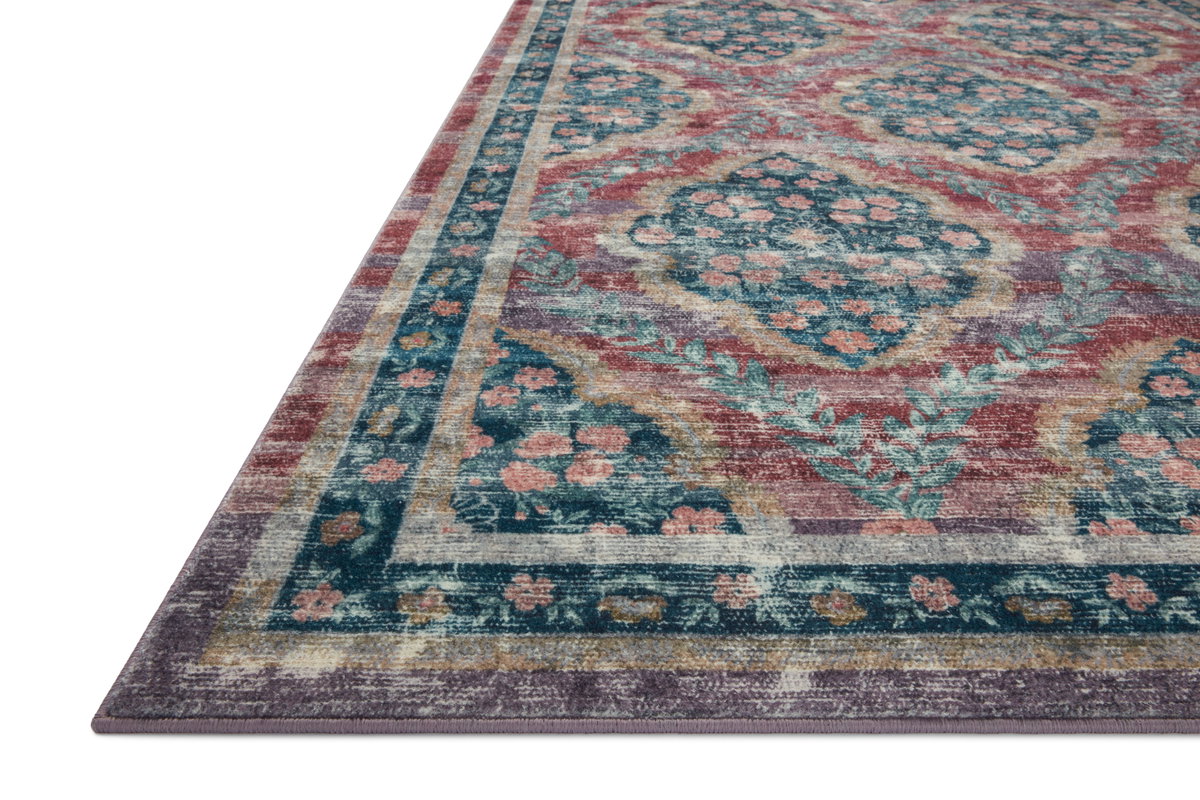 Rifle Paper Co. x Loloi Courtyard Rug, 5' length x 7'6" width View 4