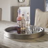 Bechet Round Silver Tray, Decorative by Uttermost, 22.12" width x 2.37" height x 22.12" depth thumbnail 2