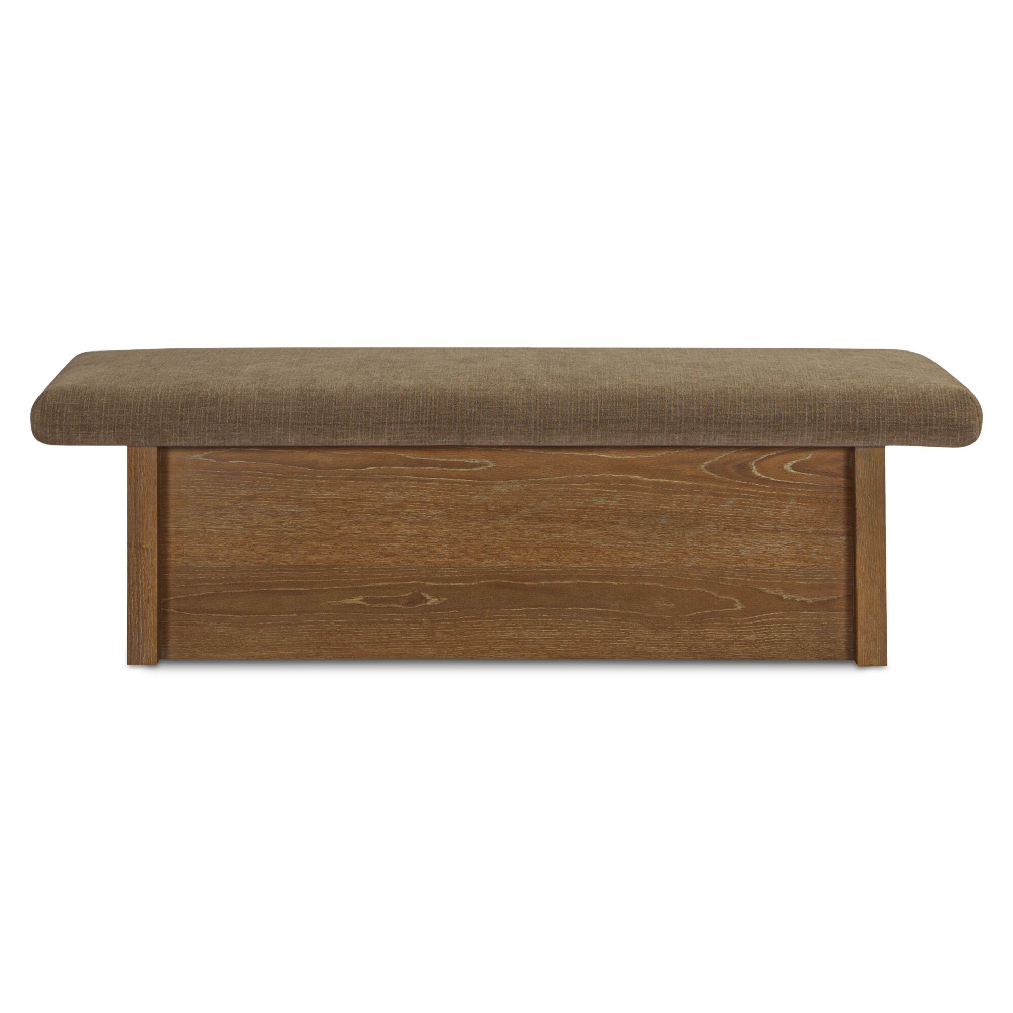 Gemma Storage Bench Taupe, Benche by Moe's Home, 60" width x 18.1" height x 24" depth View 4