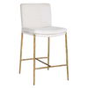 Ascend White Counter Stool, Furniture by Uttermost, 18.25" width x 38.75" height x 21.75" depth thumbnail 5