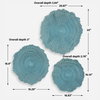 Ocean Gems Blue Wall Decor Set/3, Art by Uttermost, 22" width x 20.87" height x 3.94" depth thumbnail 3