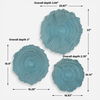 Ocean Gems Blue Wall Decor Set/3 thumbnail 2