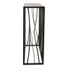 Reed Travertine Console Table thumbnail 4