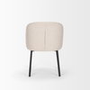 Shannon Contoured Back Dining Side Chair | Oatmeal Fabric with Metal, Dining Chair by Mercana, 22.5" length x 22.75" width x 31.5" height thumbnail 9