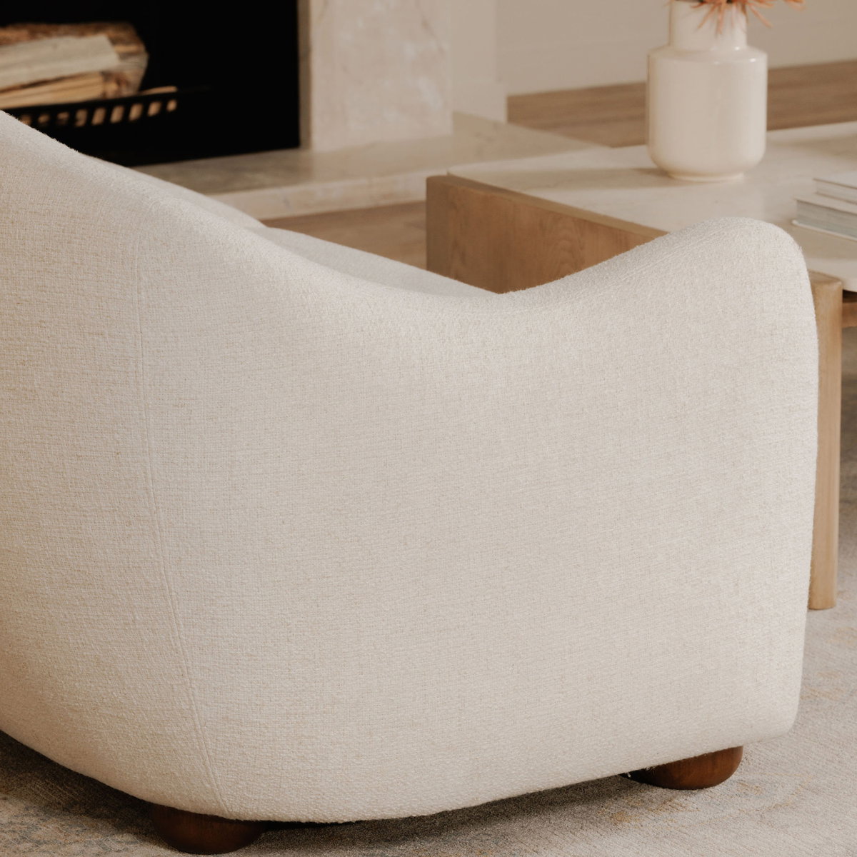Bria Sofa Oatmeal, Sofas & Sectional by Moe's Home, 87.5" width x 29.6" height x 34.5" depth View 7
