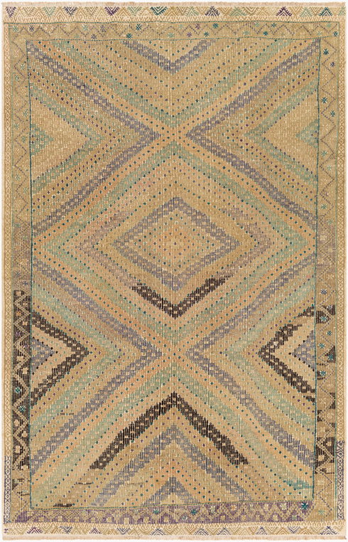 Antique One of a Kind Handmade Rug