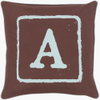 Big Kid Blocks Accent Pillow, Decorative Pillow by Surya, 18" length x 18" width thumbnail