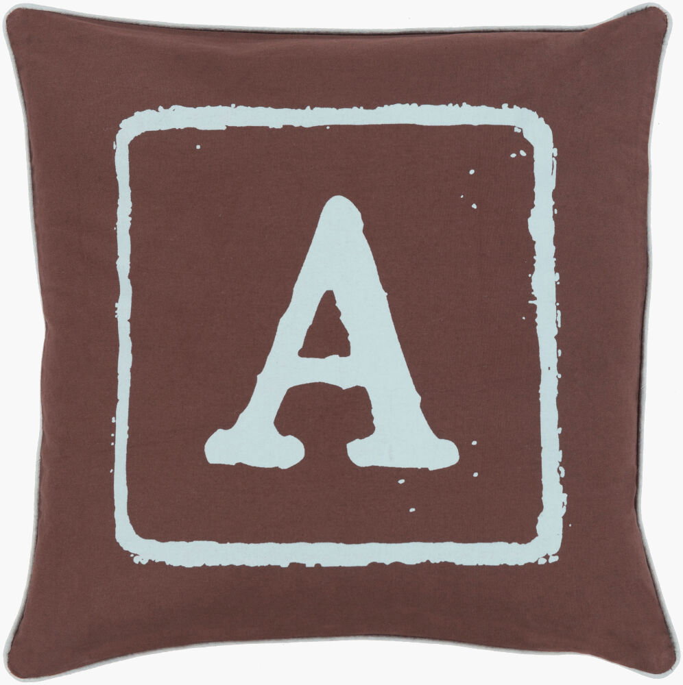 Big Kid Blocks Accent Pillow, Decorative Pillow by Surya, 18" length x 18" width