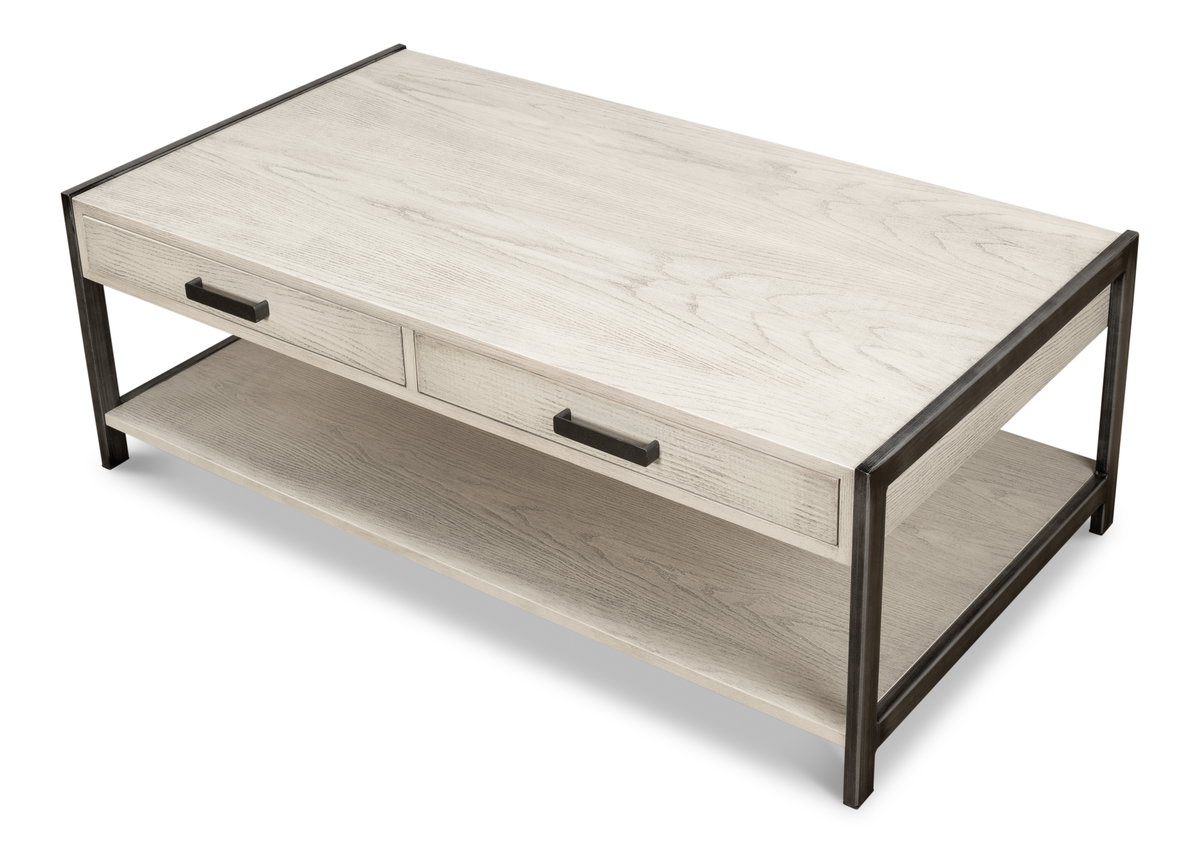 Covet Cocktail Table, by Sarreid, 2'4" length x 4'4" width x 1'6" height View 10