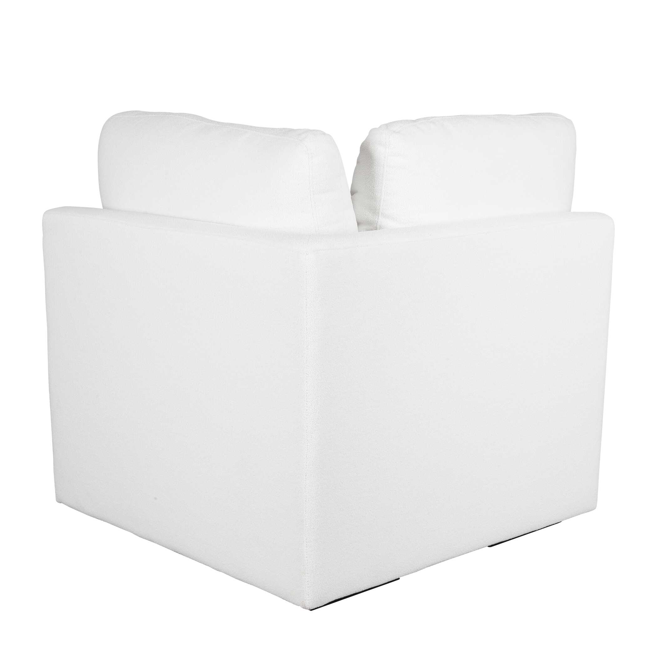 Refuge Arctic White Corner Sofa large image 