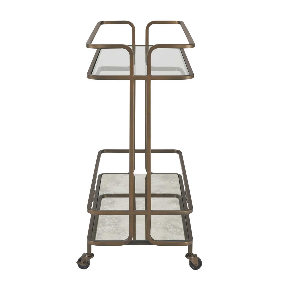 Erivo Bronze Bar Cart, Bar Carts & Cabinet by Uttermost, 34" width x 32" height x 16" depth View 7