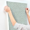 Quatrefoil Trellis Blue Peel & Stick Wallpaper thumbnail 6