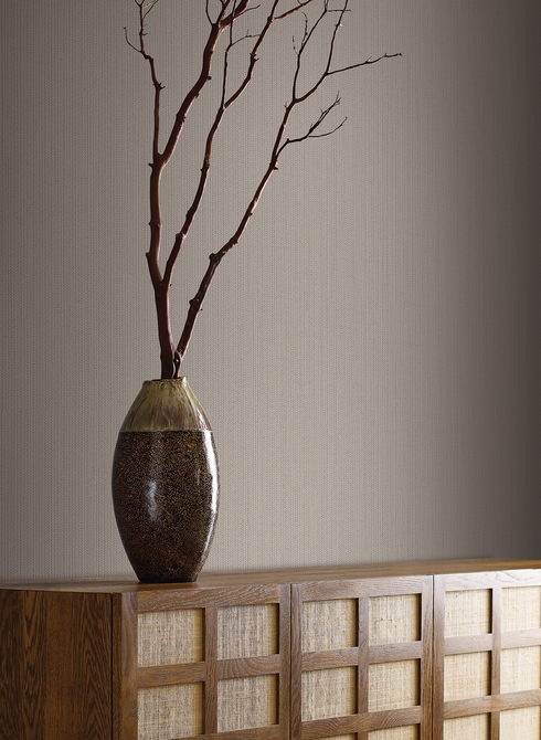 Dutch Braid Taupe Wallpaper