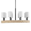 Faiyam 8 Light Rattan Chandelier thumbnail 3