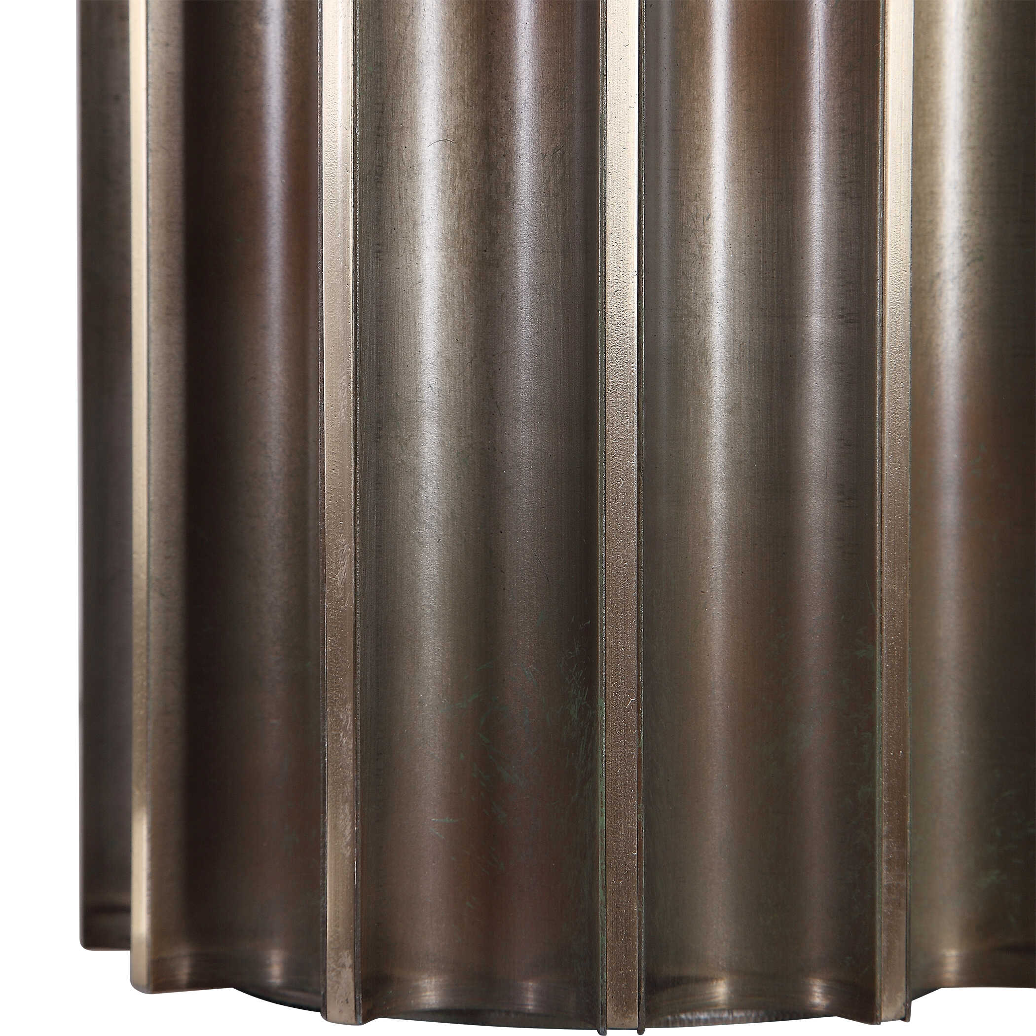 Khalio Gun Metal Table Lamp, by Uttermost, 16" width x 27.5" height x 16" depth View 7