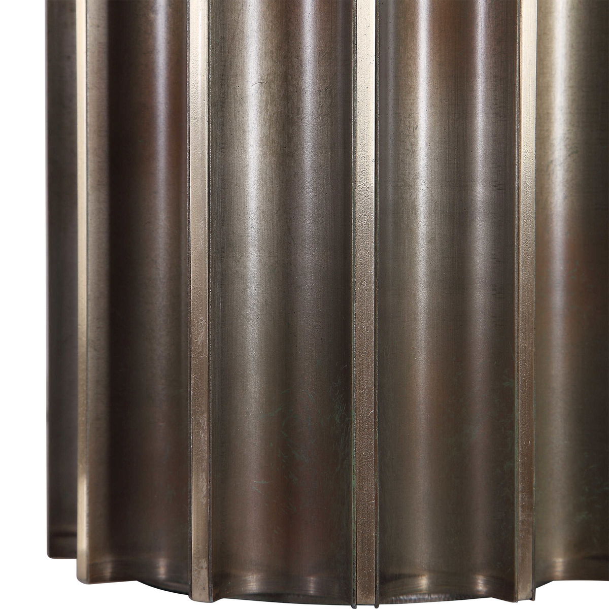 Khalio Gun Metal Table Lamp, by Uttermost, 16" width x 27.5" height x 16" depth View 7