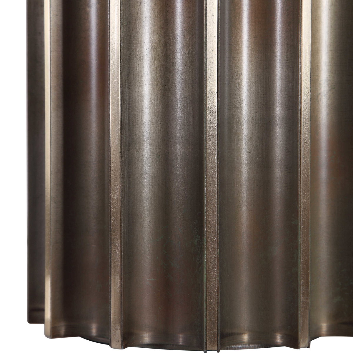 Khalio Gun Metal Table Lamp, by Uttermost, 16" width x 27.5" height x 16" depth View 7
