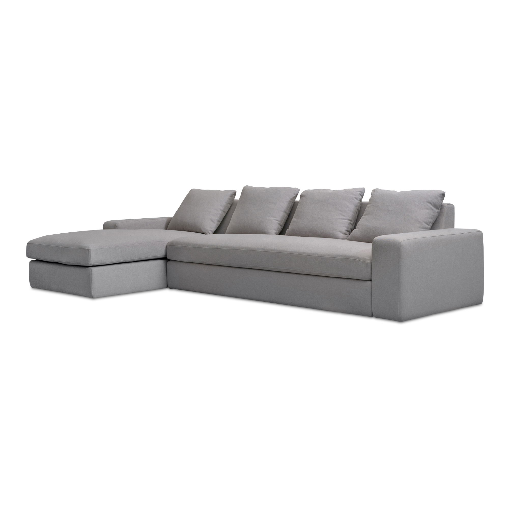 Thomas Left Sectional Grey large image 
