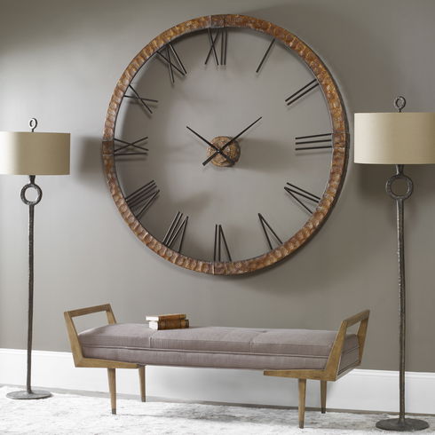 Amarion 60" Copper Wall Clock