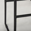 Givens Backless 32in Seat Bar Stool | Natural Wood with Black Metal, Counter & Bar Stool by Mercana, 14.1" length x 15.8" width x 32" height thumbnail 10