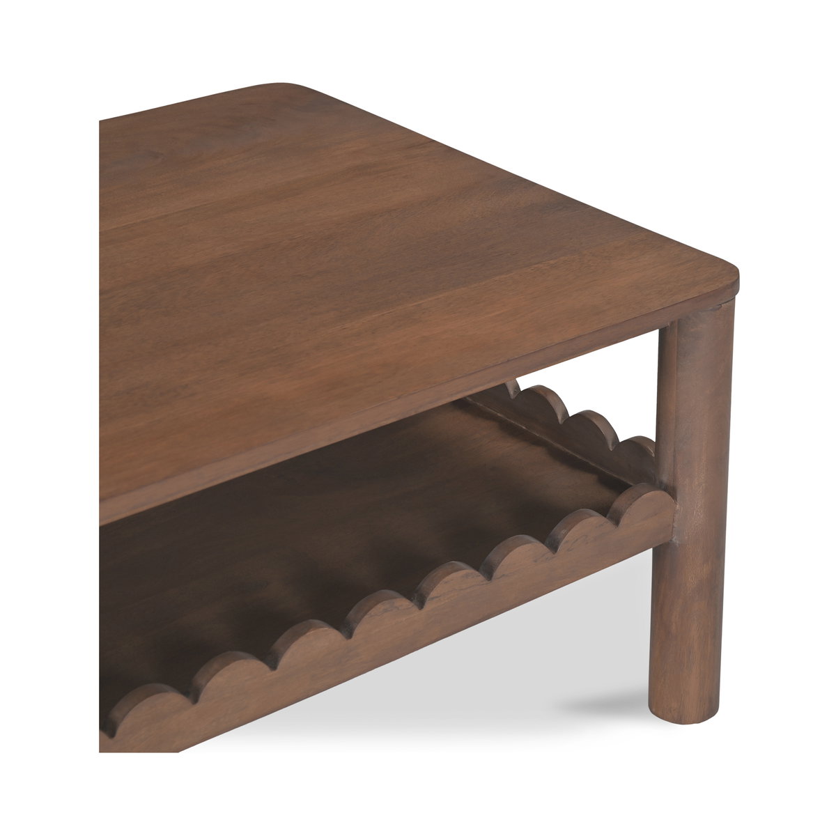 Wiley Coffee Table Vintage Brown, by Moe's Home, 52" width x 16" height x 25.5" depth View 5