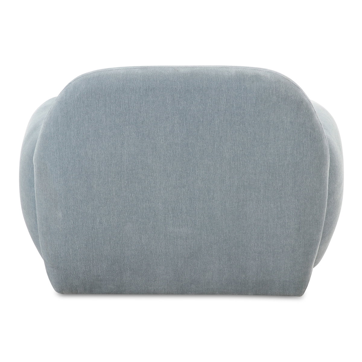 Hazel Lounge Chair Light Blue, Accent Chair by Moe's Home, 39.5" width x 28.75" height x 33.75" depth View 4
