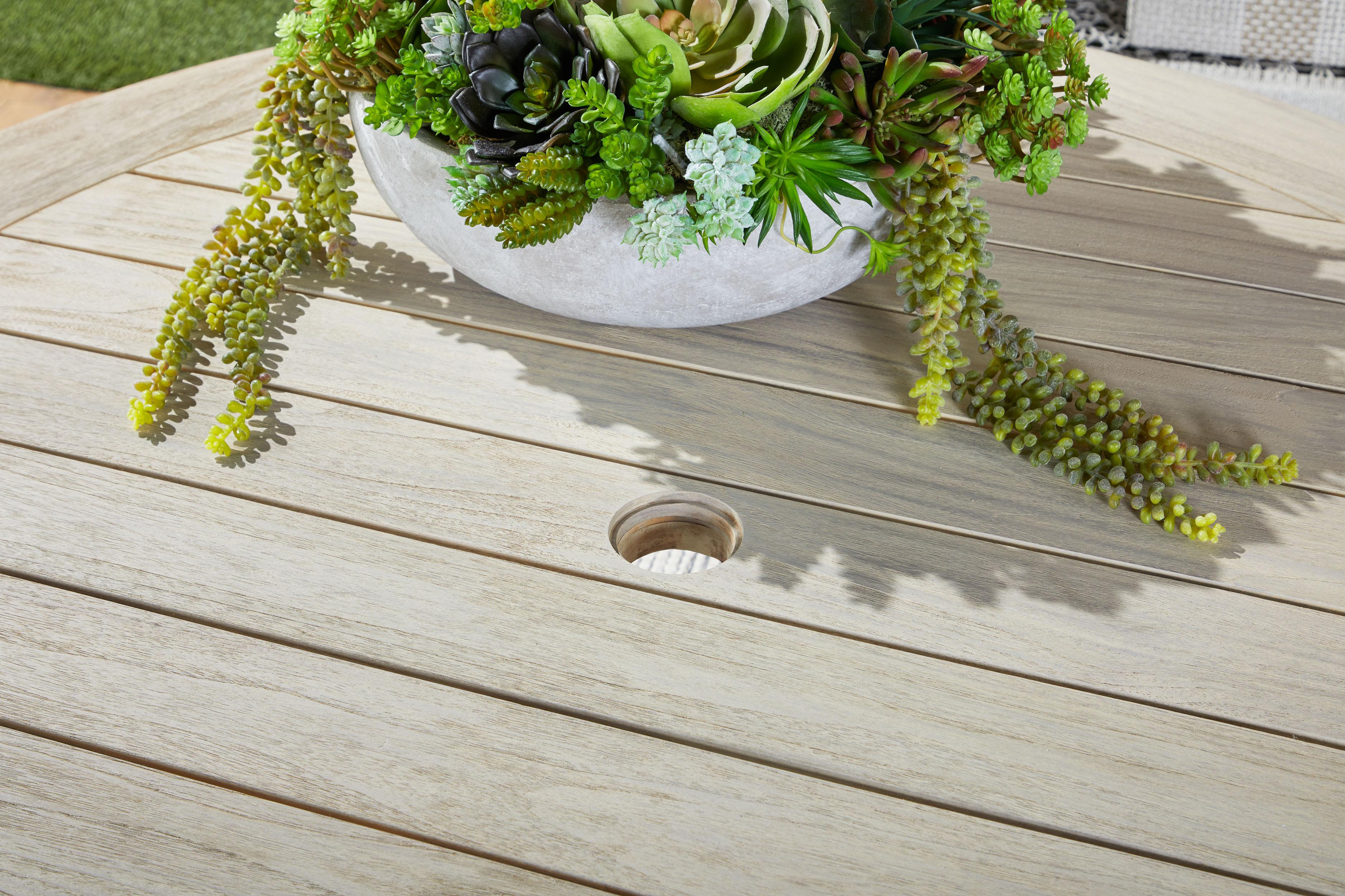 Carmel Outdoor 54' Round Dining Table large image 