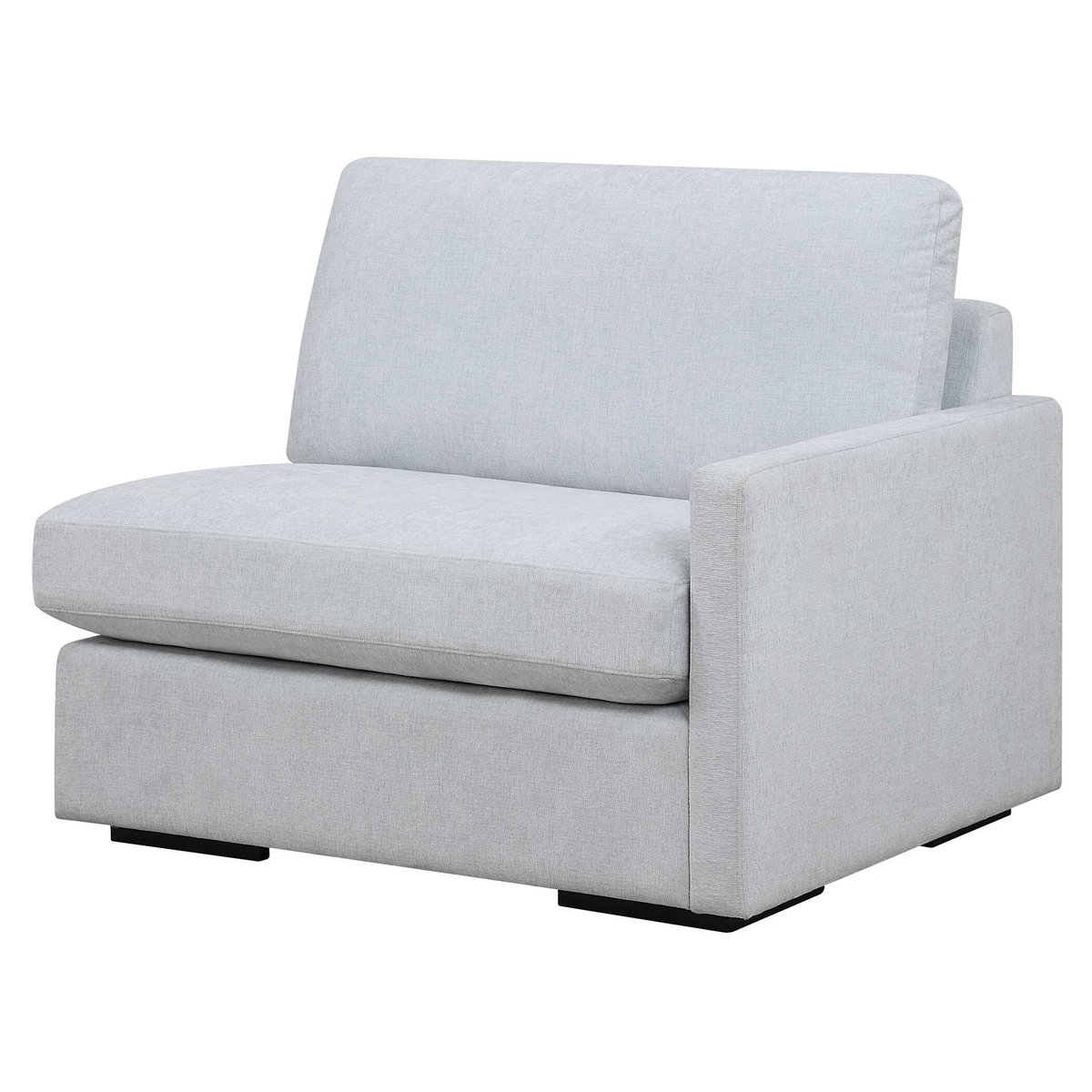 REFUGE SOFA, RIGHT ARM FACING, CLOUD BLUE, Furniture by Uttermost, 43.25" width x 30" height x 37.5" depth View 7