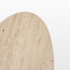 Syona Travertine + Mango Wood leg Oval Coffee table thumbnail 6