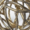 Sphaira Noir II Large 7L x 7W Gold Cast Aluminum Decorative Tree Branch Orb, Decorative Object by Mercana, 7" length x 7" width x 7" height thumbnail 7