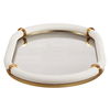 Cyprus Leather Oval Tray, Decorative by Uttermost, 24" width x 2" height x 16" depth thumbnail 7