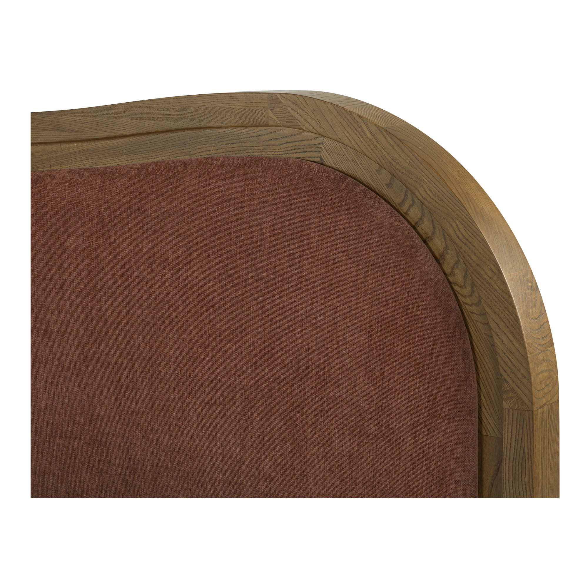 Camilla Queen Bed Chestnut, by Moe's Home, 73" width x 50" height x 85" depth View 6