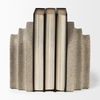 Empire Sandstone Resin Arc Book End Set, Bookend by Mercana, 14.57" length x 4.92" width x 10.24" height thumbnail 5