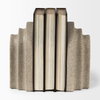 Empire Sandstone Resin Arc Book End Set, Bookend by Mercana, 5.75" length x 5" width x 8" height thumbnail 5