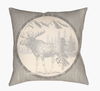Lodge Cabin Accent Pillow, Decorative Pillow by Surya, 16" length x 16" width thumbnail