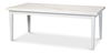 Rect. Extension Dining Table, White, by Sarreid, 81" length x 41" width x 2" height thumbnail 12
