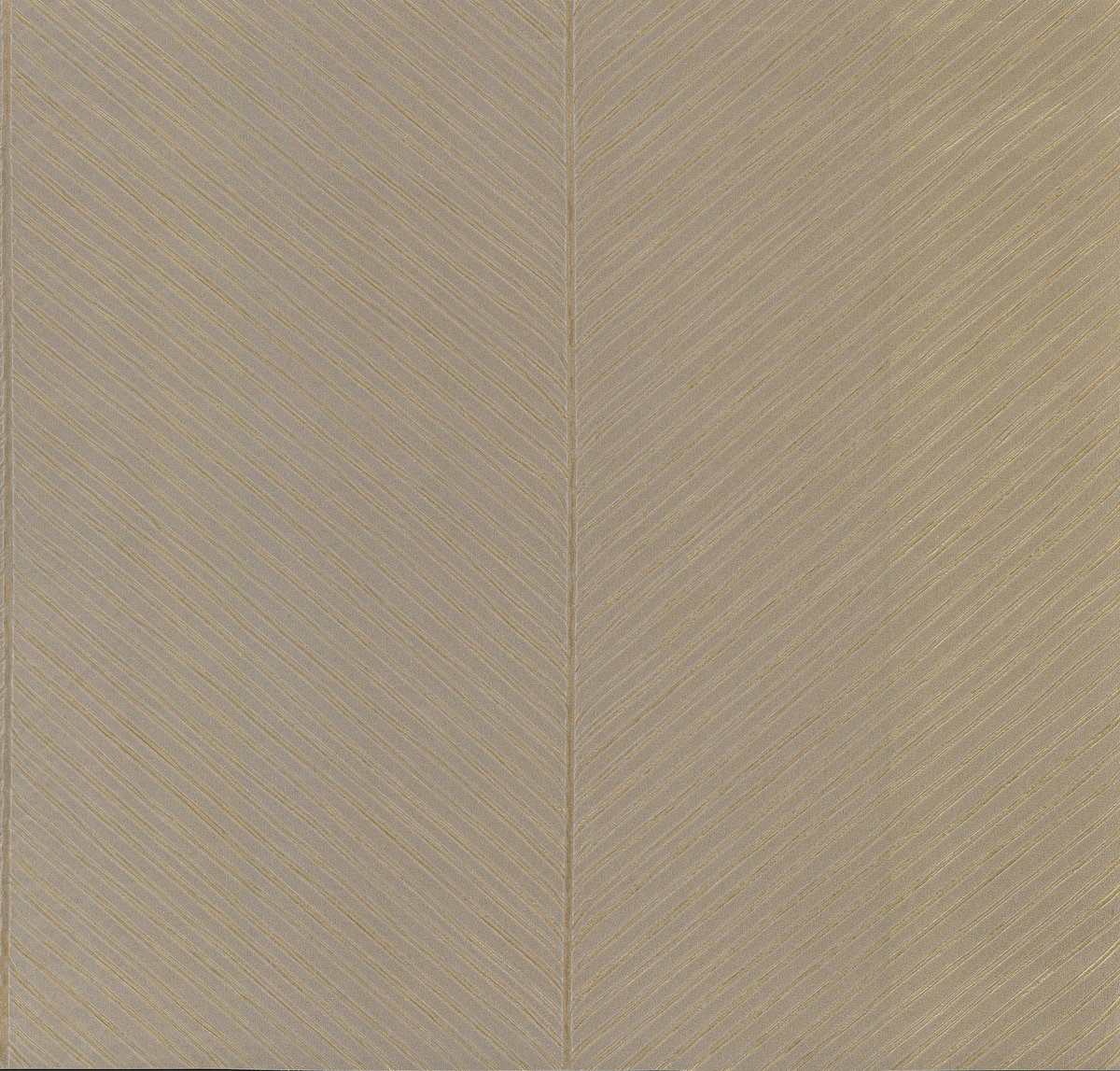 Palm Chevron Taupe & Gold Wallpaper, by York Wall, 32'9.6" length x 1'8.8" width x 0.02" depth
