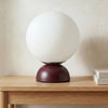 Ovi Table Lamp Deep Red, by Moe's Home, 5.9" width x 7.9" height x 5.9" depth thumbnail 5