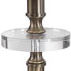 Maud Aged Black Floor Lamp, by Uttermost, 18" width x 67" height x 18" depth thumbnail 5
