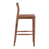 Owing Barstool Walnut Brown, Counter & Bar Stool by Moe's Home, 19.5" width x 42" height x 20" depth thumbnail 3