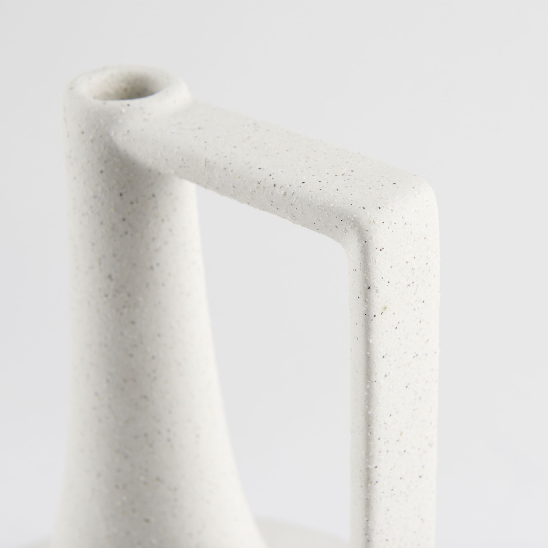 Burton 13.1H Large White and Black Ceramic Jug Vase, Decorative Jar by Mercana, 7.87" length x 7.87" width x 11.61" height View 8