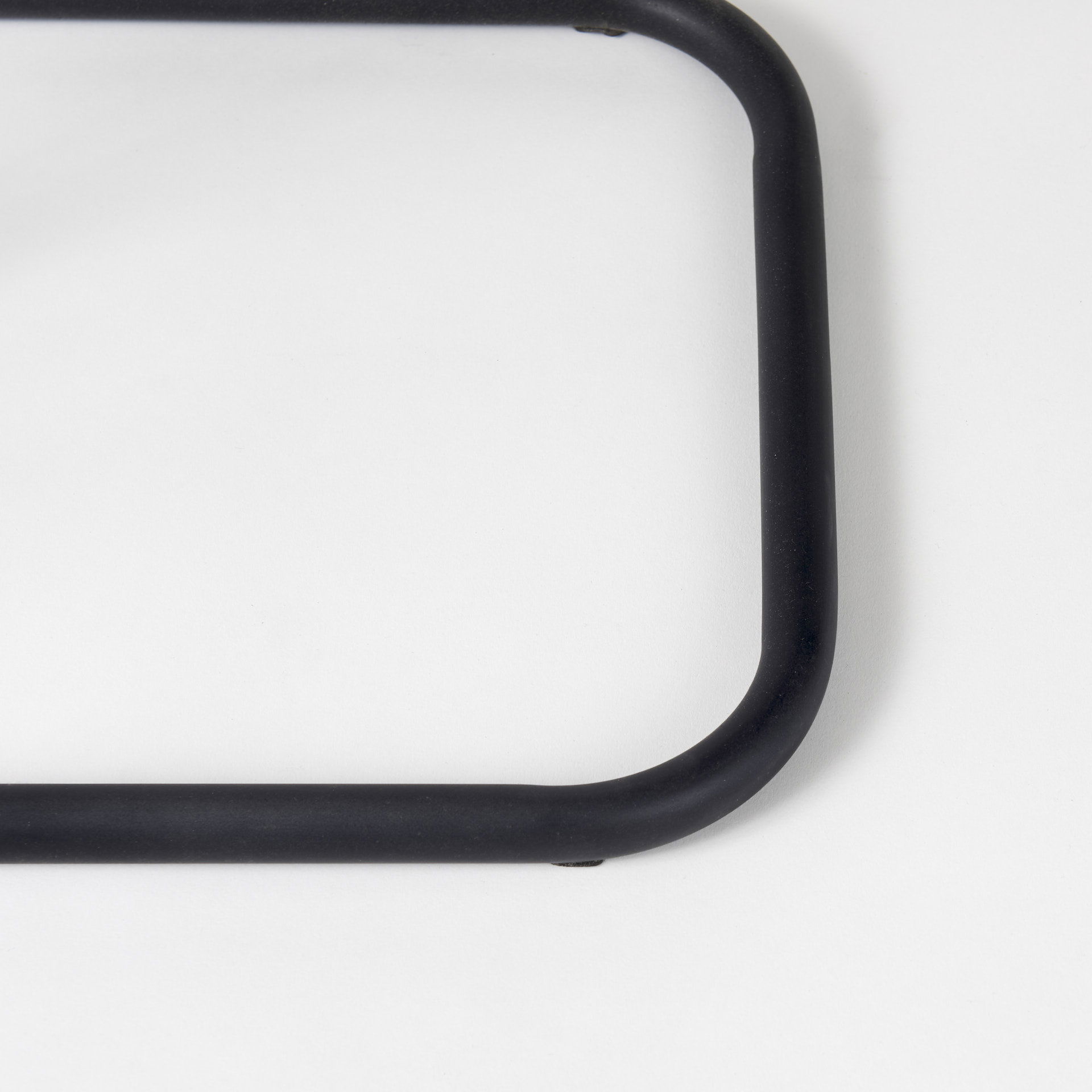 Kyra  White Marble Top with Black Iron Frame C-Shaped End and Side Table, Side & End Table by Mercana, 12" length x 20" width x 23" height View 11