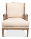 Ava Chair, by Sarreid, 2'11" length x 2'5" width x 3'2" height thumbnail 2