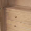 Suri Light Brown Wood with Glass Doors Arched Curio Cabinet thumbnail 11
