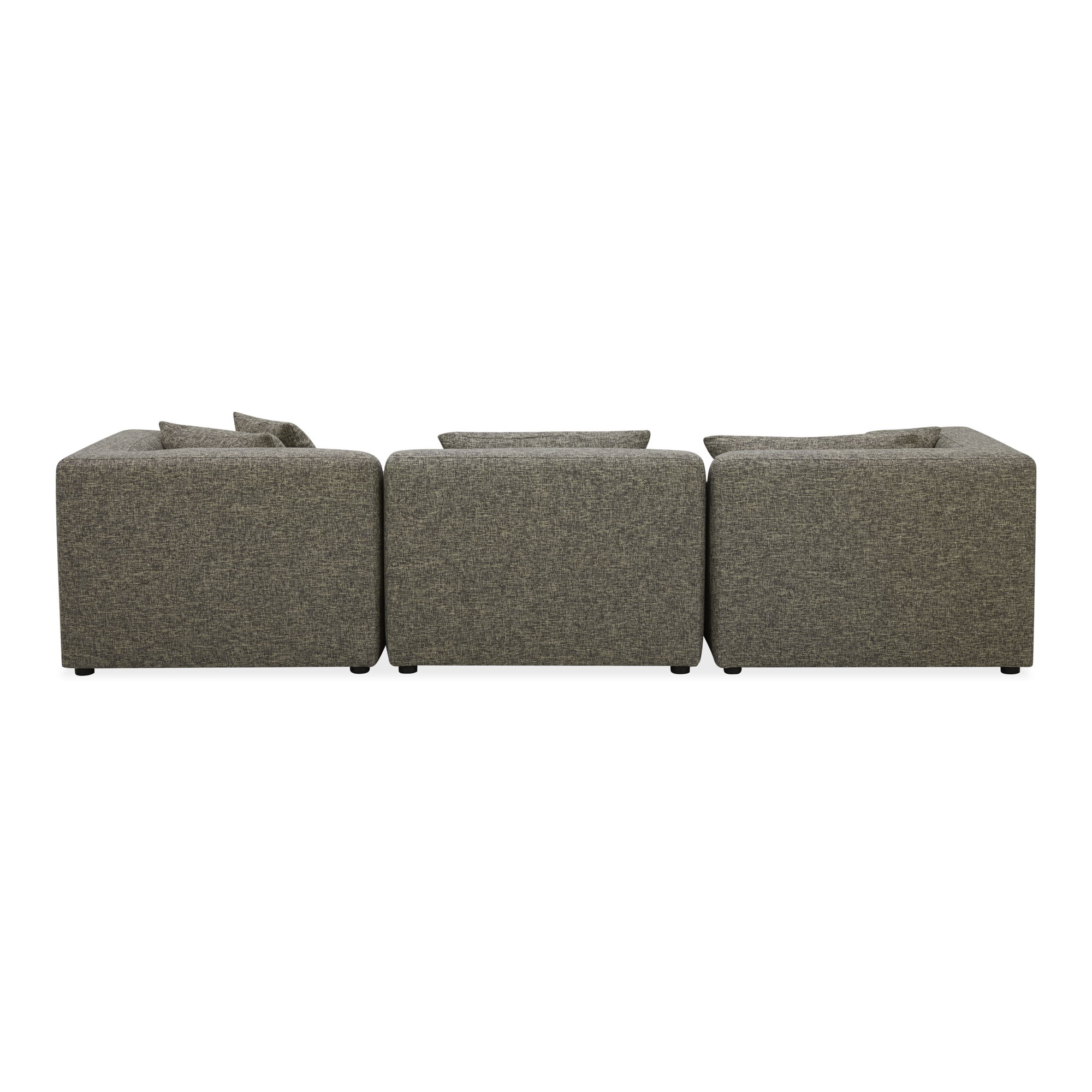 Lowtide Lounge Modular Sectional Stone Tweed large image 