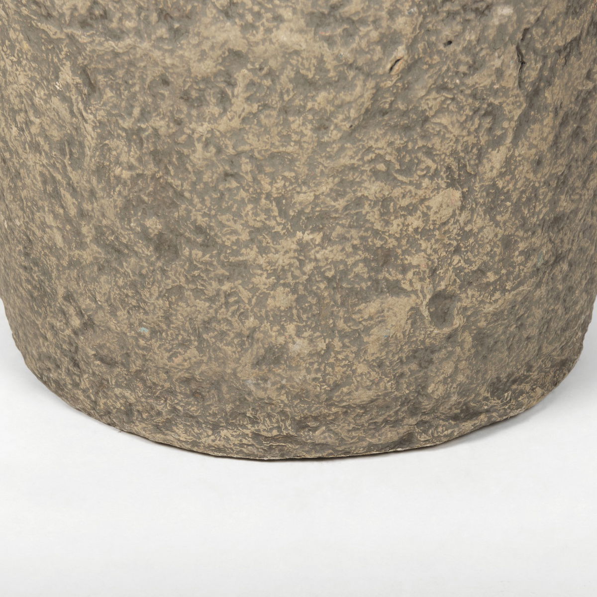 Rama Large Gray Paper Mache Floor Vase, by Mercana, 19" length x 19" width x 33" height View 6