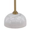 Rune Side Table Beige, Side & End Table by Dovetail, 15" width x 22" height x 15" depth thumbnail 3