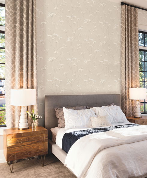 Enchanted Cream Wallpaper